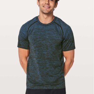 lululemon athletica Blue Short Sleeve Tee